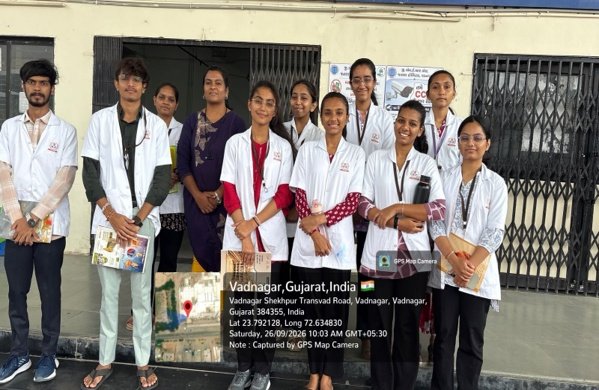 Report of the Educational (Causality) visit conducted to GMERS, VADNAGAR 