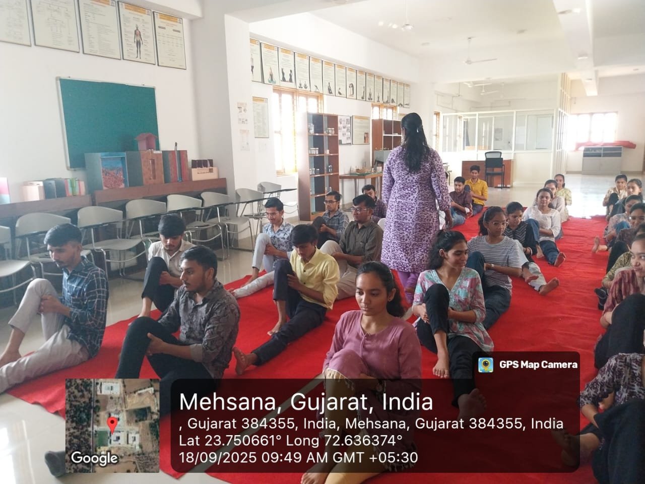 10th Ayurveda Day Celebrations STUDENT WELLNESS PROGRAM YOGA & MEDITATION SESSION