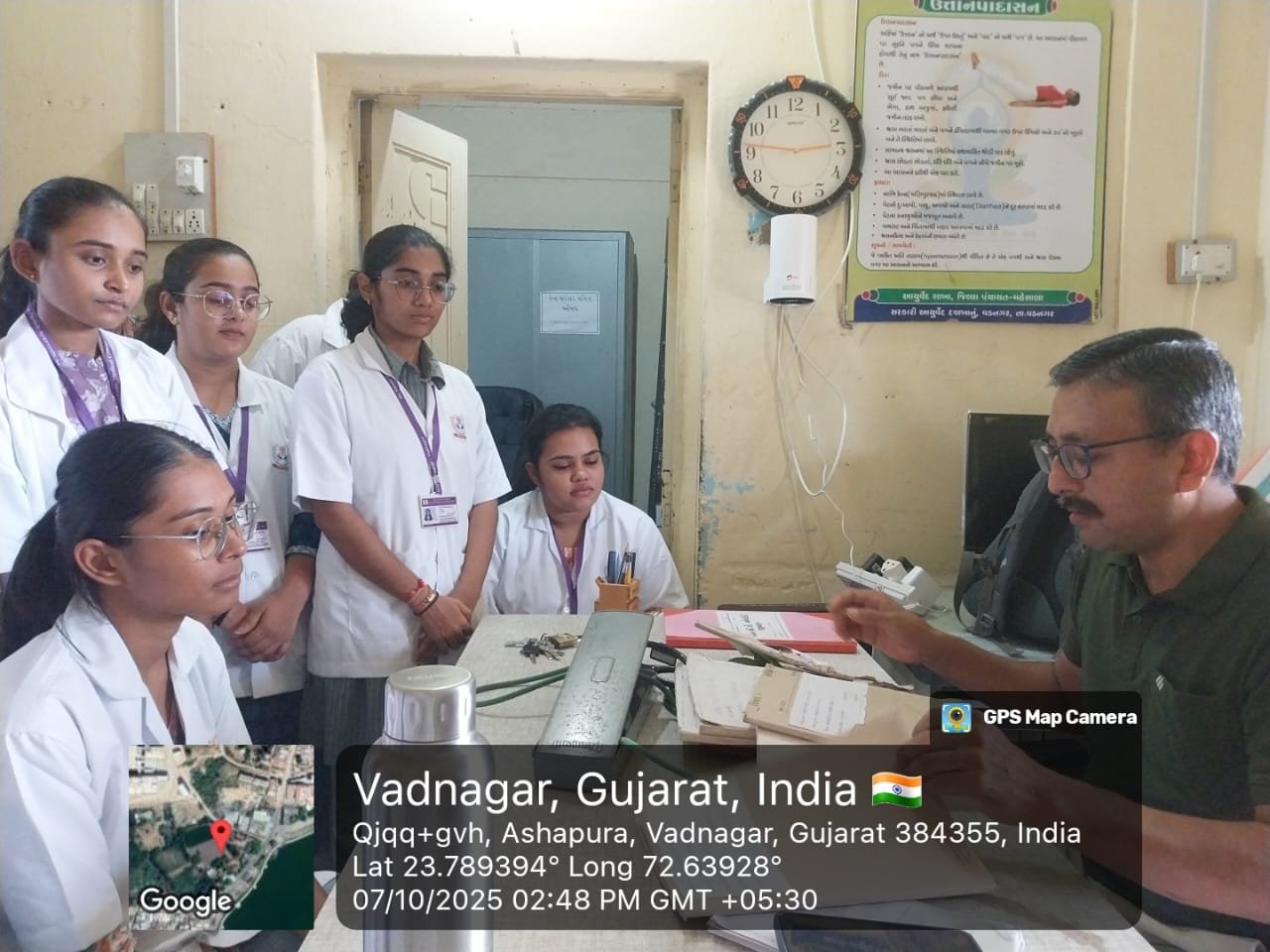EDUCATIONAL VISIT REPORT GOVERNMENT AYURVEDA DISPENSARY, VADNAGAR