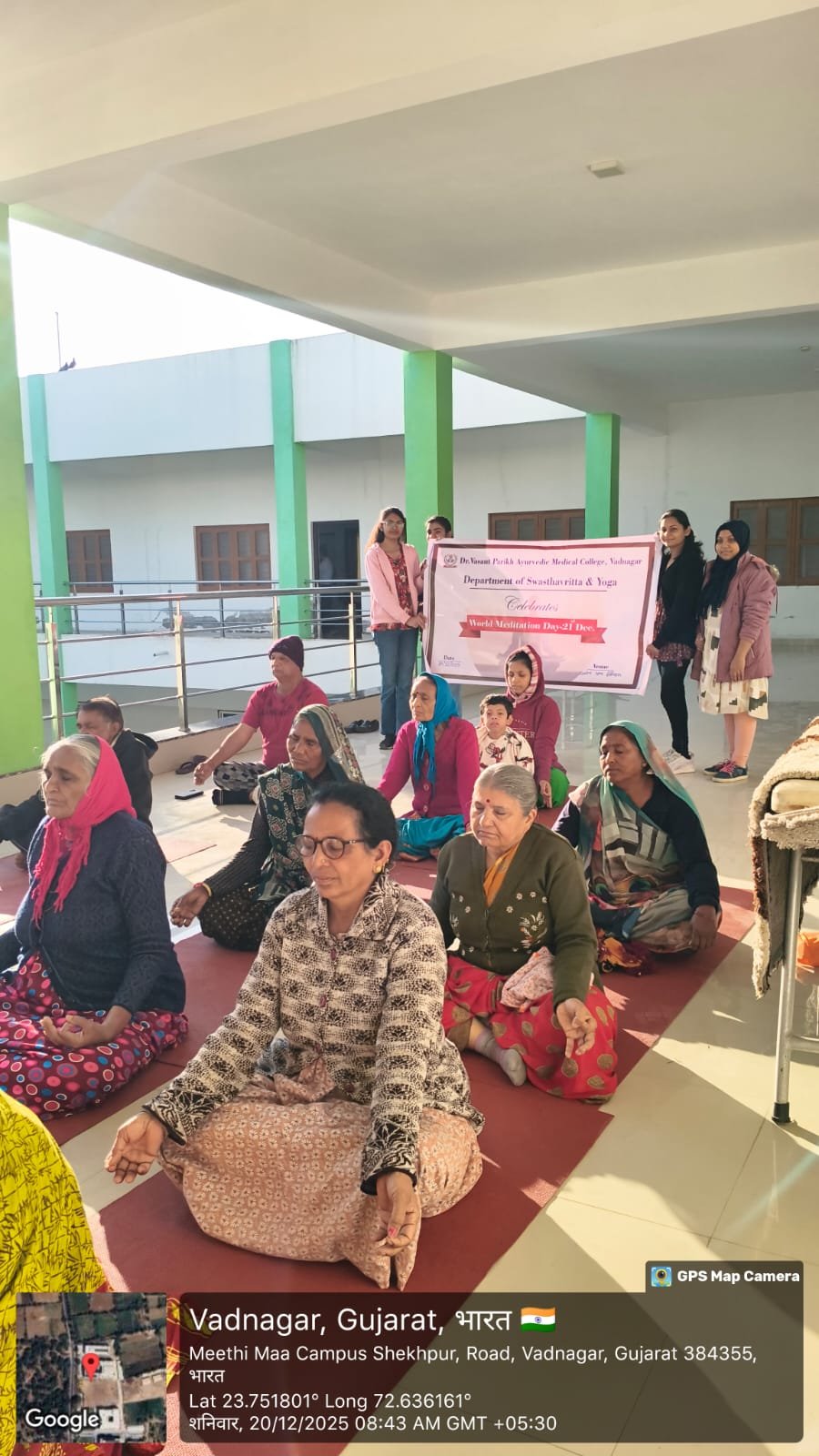DEPARTMENT OF SWASTHAVRITTA & YOGA MEDITATION DAY 2025