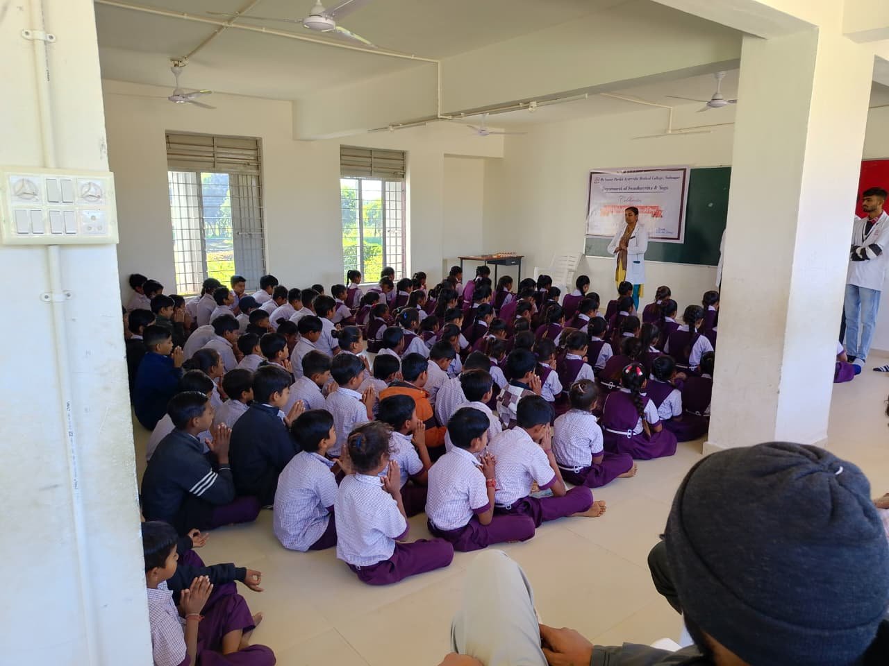SCHOOL CAMP  YOGA MEDITATION DAY 2025